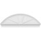 Ekena Millwork Segment Arch 4 Spoke Architectural Grade PVC Combination Pediment, 66"W x 23-3/8"H x 2-3/4"P PEDPC066X235SEG04 - alternate 2